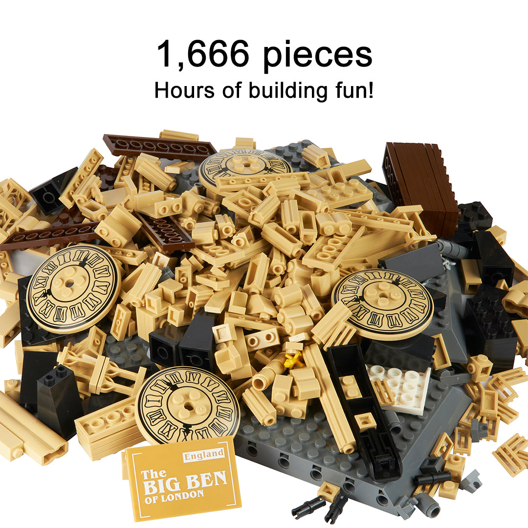 Big Ben Building Block Set - 1,664 Pieces