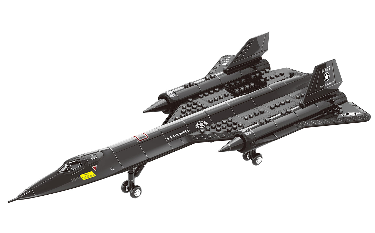 SR-71 Blackbird Jet Building Block Set – 184 Pieces