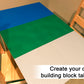 2 Blue Building Blocks Base Plates