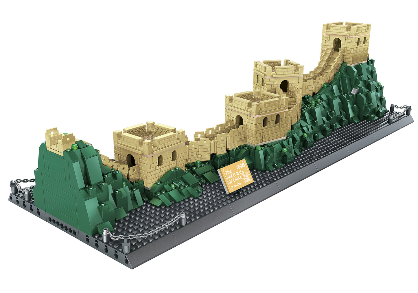 Great Wall of China Building Block Set - 1407 Pieces