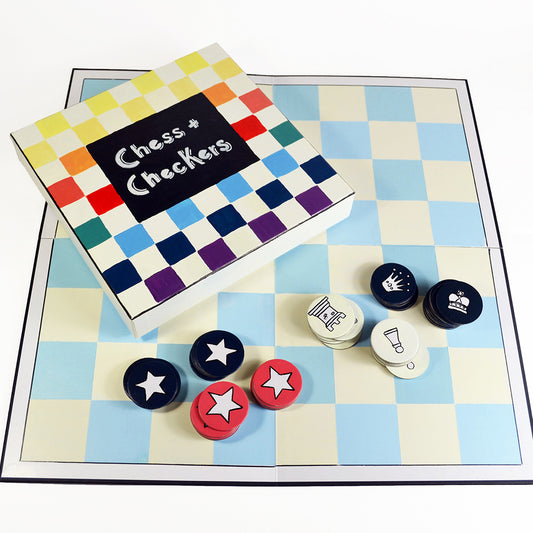 Create Your Own Checkers & Chess Set