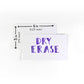 Reusable Dry Erase Index Cards (3" x 5") – 45 Card Pack