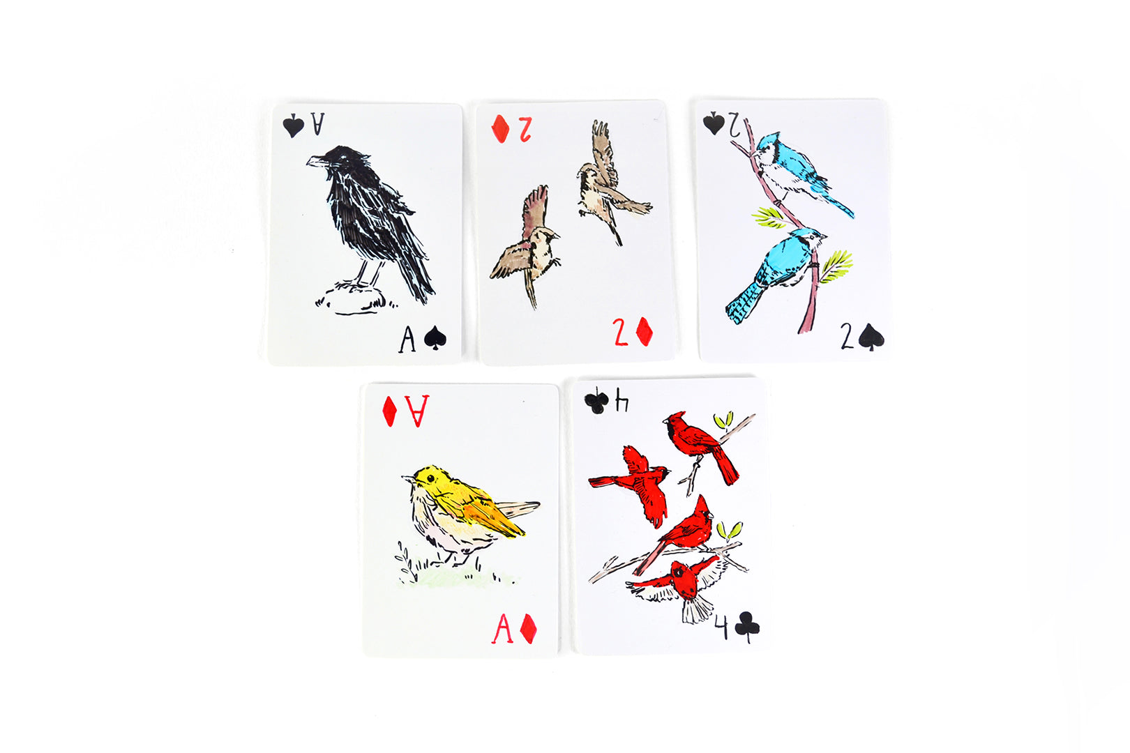 Yuanhe Blank Playing Cards to Write on Poker Size Printable Flash Cards for  DIY Games 216PCS
