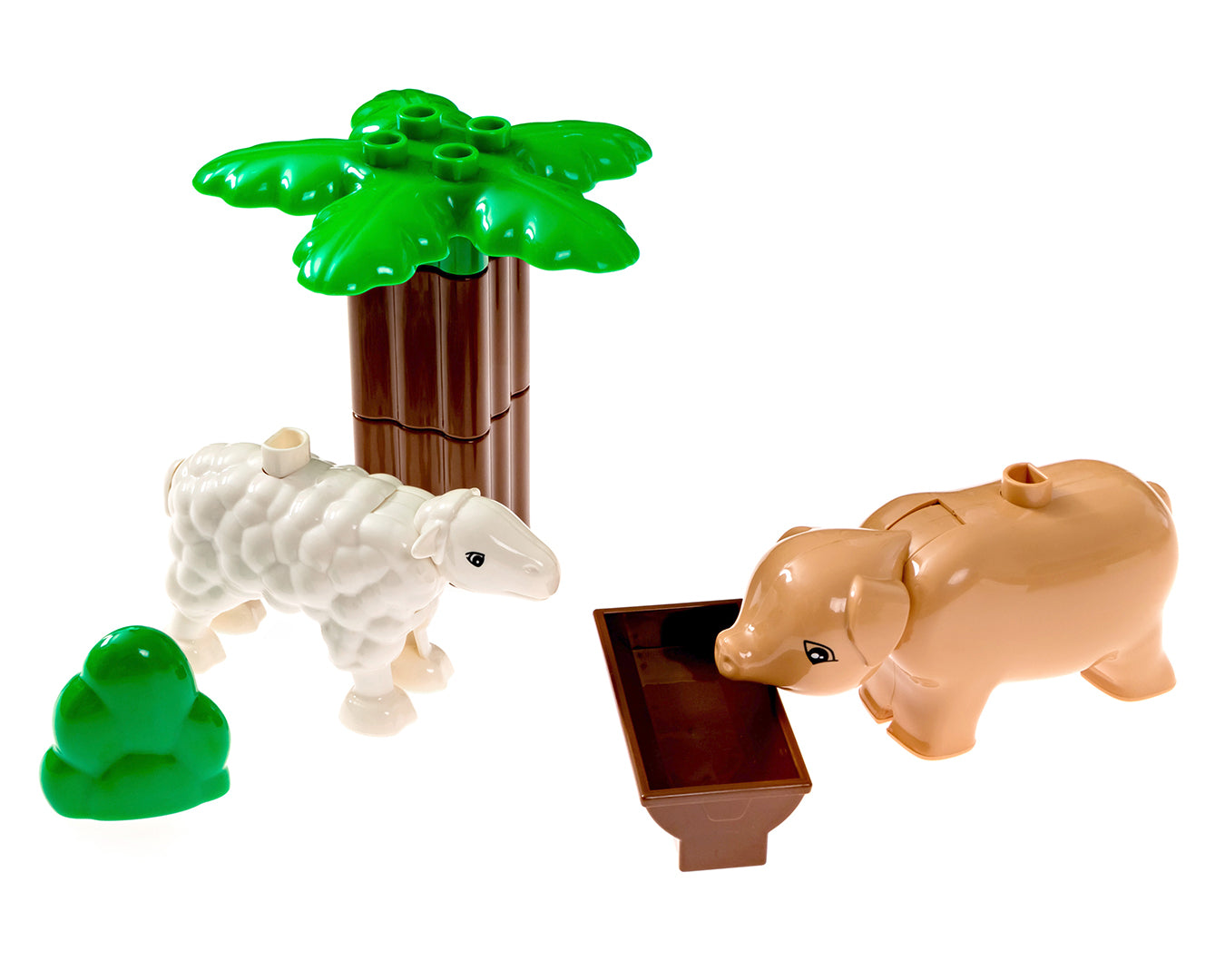 Farm Animals Building Block Set - 24 Pieces