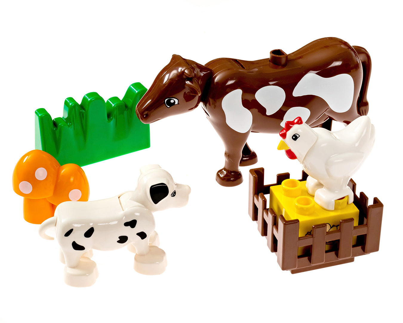 Farm Animals Building Block Set - 24 Pieces