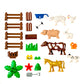 Farm Animals Duplo Compatible Building Block Set - 24 Pieces