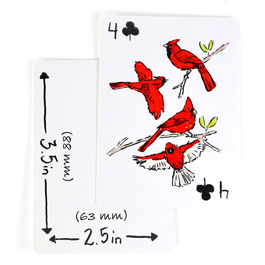 180 Poker Size Blank Playing Cards - Matte Finish