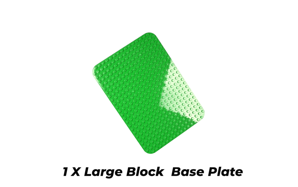 Green Building Block Base Plate – Apostrophe Games