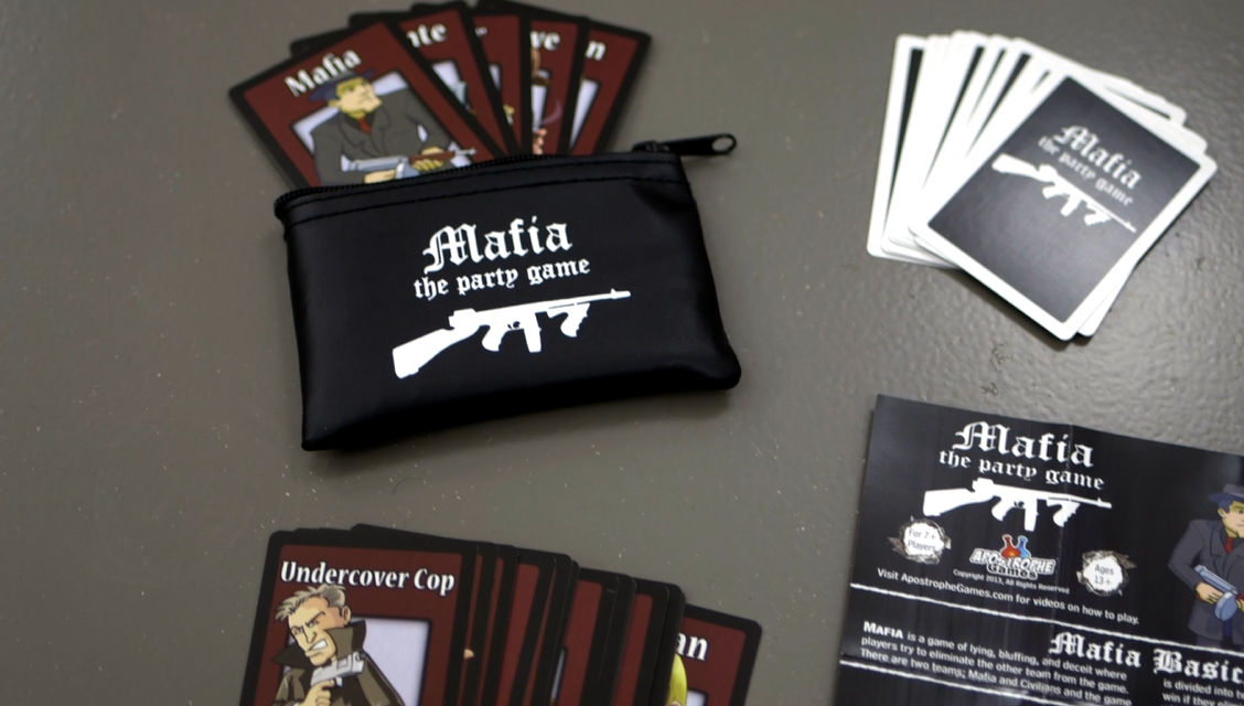 Mafia The Party Game Deluxe Edition a Game of Lying Bluffing and