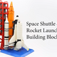 Space Shuttle & Rocket Launch Base Building Block Set - 830 Pieces