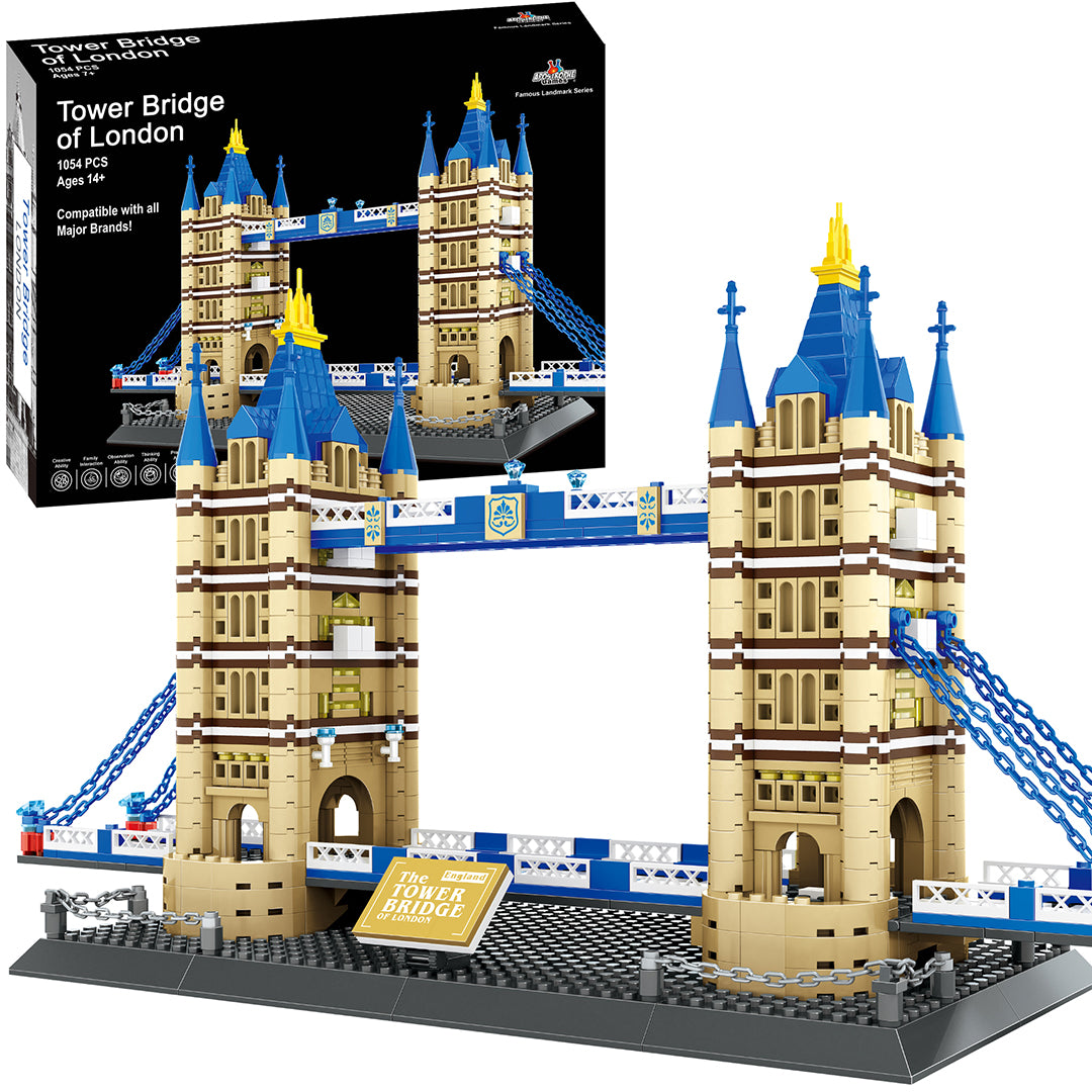 London Tower Bridge Building Block Set - 1,054 Pieces