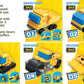 10 Police & Construction Themed Building Block Sets - Perfect Party Favors