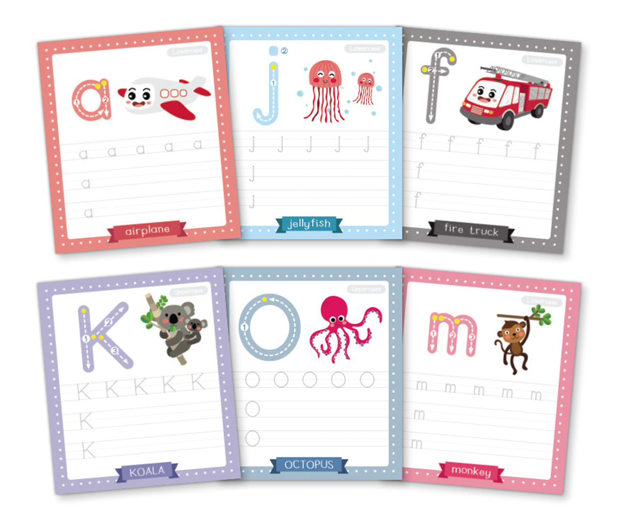 Reusable Dry Erase Alphabet & Number Tracing Cards - Learning to Write Made Easy!