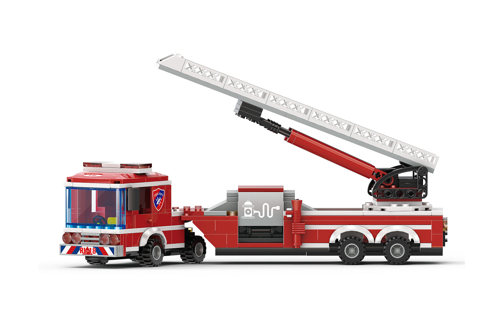 Fire Truck Building Block Set - 294 Pieces – Apostrophe Games