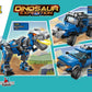 3 in 1 Dinosaur Expedition Building Block Set - 375 Pieces