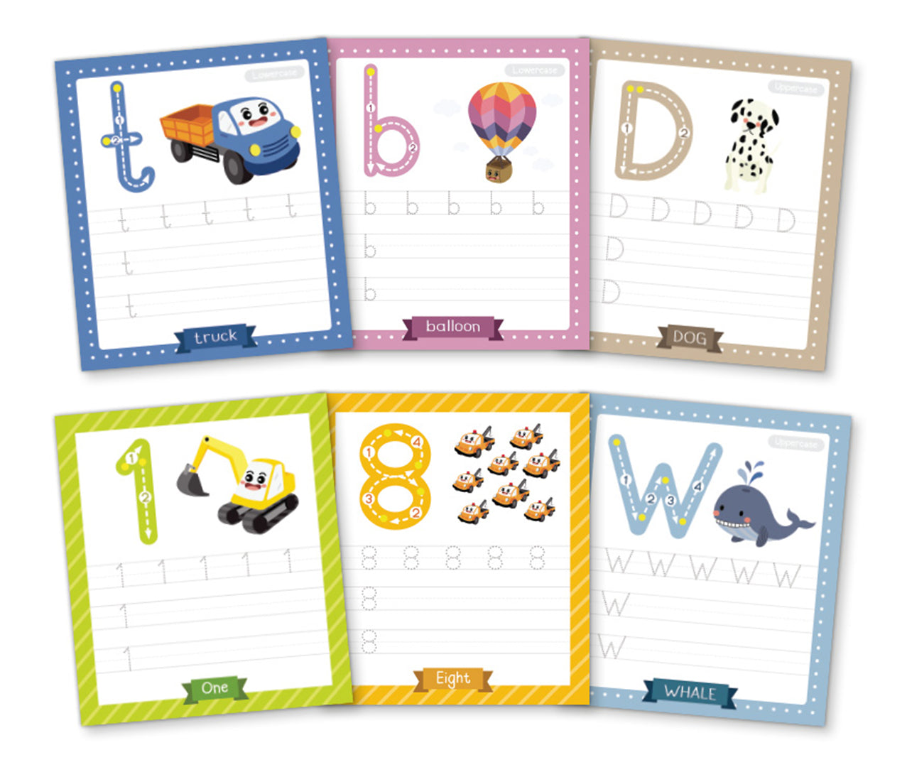 Reusable Dry Erase Alphabet & Number Tracing Cards - Learning to Write Made Easy!