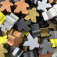 80 Metallic Color Wooden Meeples