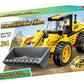 Construction Team Building Block Set - 203 Pieces - 3 Builds in 1 Box!