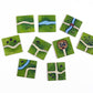 Square Board Game Tiles - 84 Pieces - Same Size as Carcassonne Game Tiles