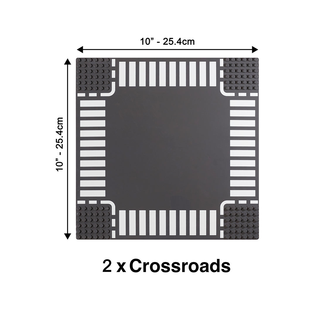 8 Building Block Road Base Plates