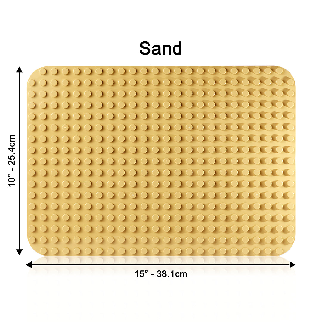 Apostrophe Games Premium Building Blocks Base Plates Compatible with All Major Brands - 12 Pack (6 Roads and 6 Classic) : Toys & Games