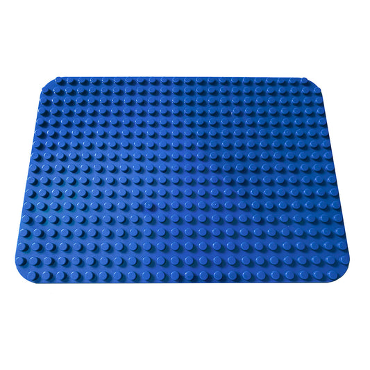 Blue Building Block Base Plate Compatible with Duplo